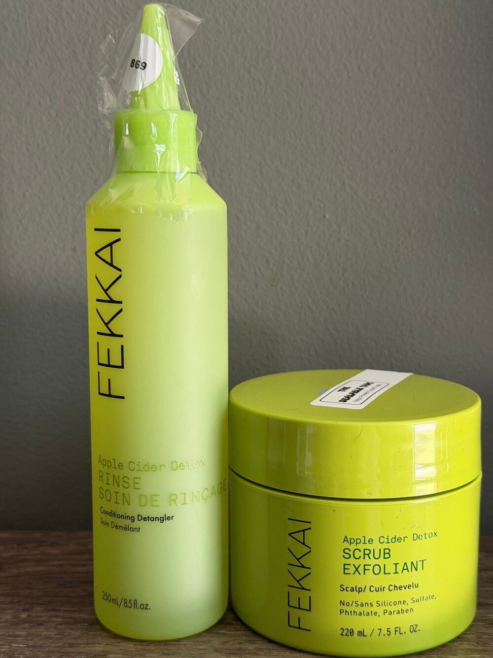 Fekkai Apple Cider Detox Rinse + Scalp Scrub Duo
